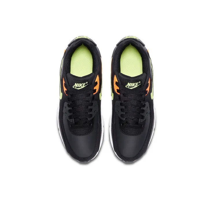 Nike Air Max 90 Black Total Orange Ghost Green GS-3