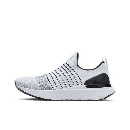 Nike React Phantom Run Flyknit 2 White Black