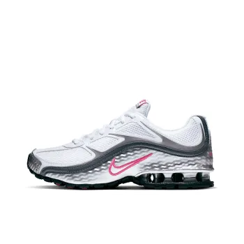 Nike Reax Run 5 White Metallic Silver Women's