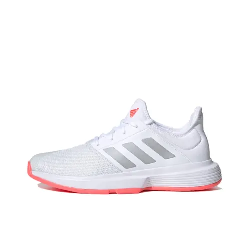 Adidas GameCourt Running Shoes Women's Low-Top White/Gray/Red