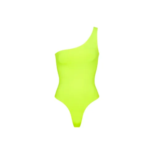 Skims Bodysuits Women's Neon Yellow