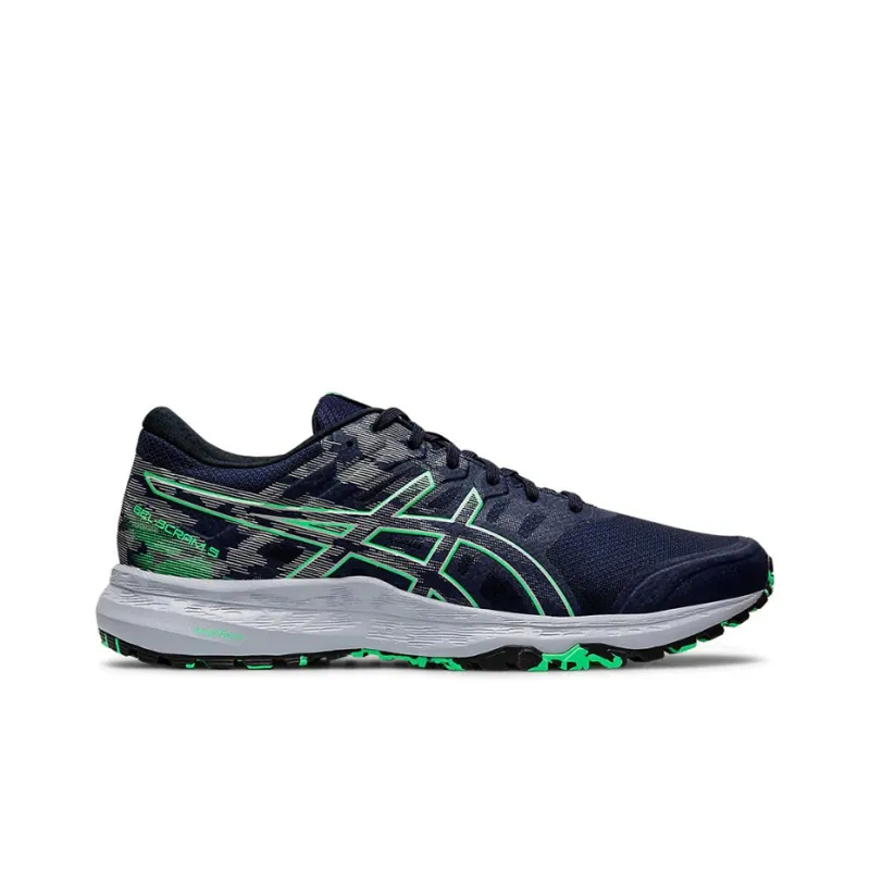 Asics Gel-Scram 5 Anti-Slip And Wear-Resistant Breathable Low-Top Running Shoes Men's Dark Blue Green-1