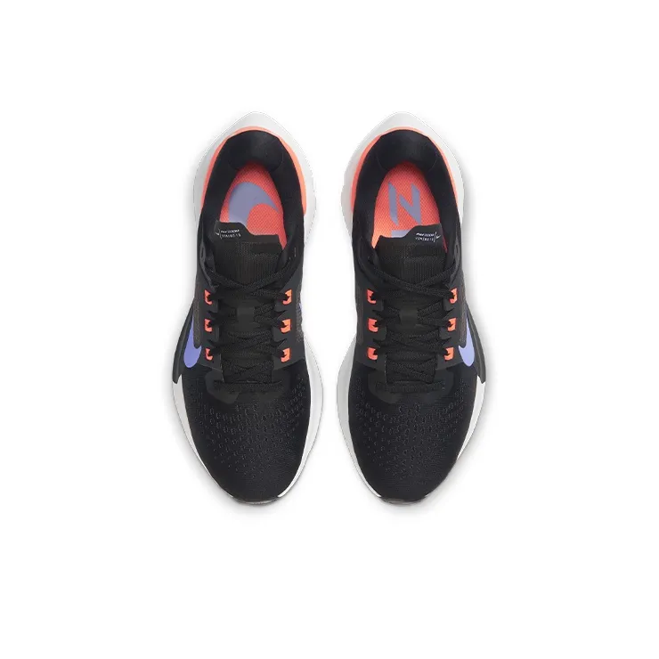 Nike Air Zoom Vomero 15 Running Shoes Women's Low Top Black/Blue/Orange-2