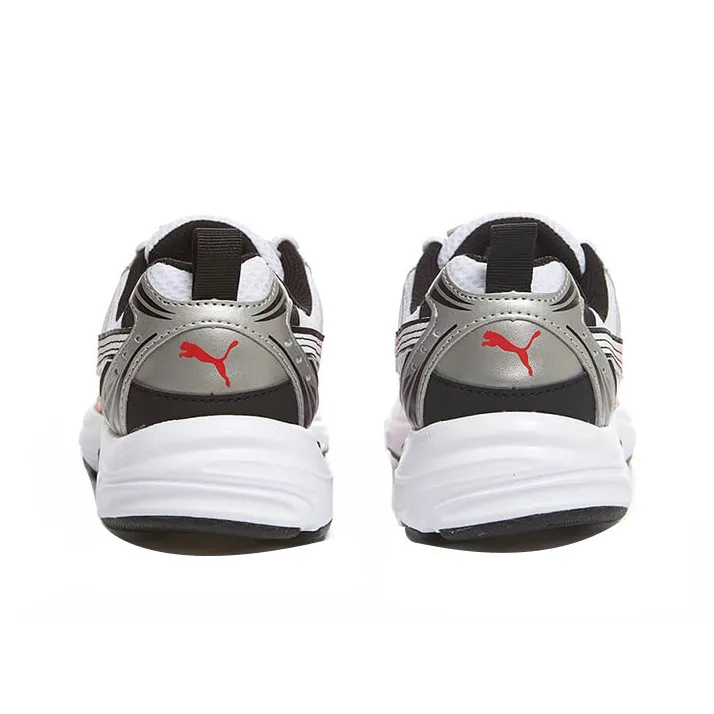 PUMA Milenio Retro Low Top Casual White Red Gray-3