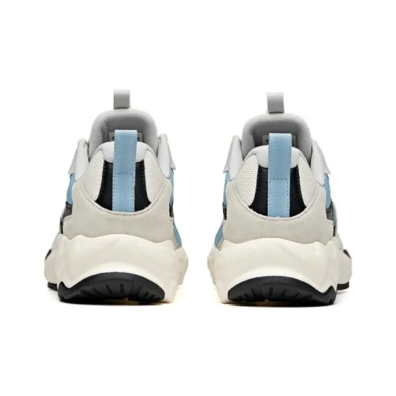 Anta Height Increasing Low-Top Running Shoes Men's White Blue Black-3