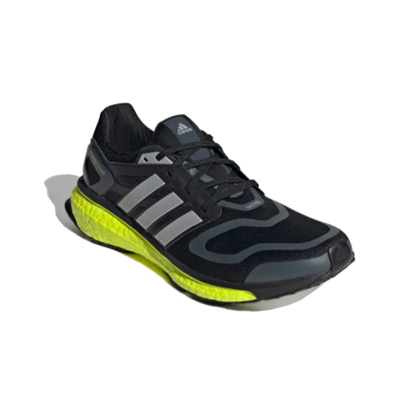 Adidas Energy Boost Black Solar Yellow-2