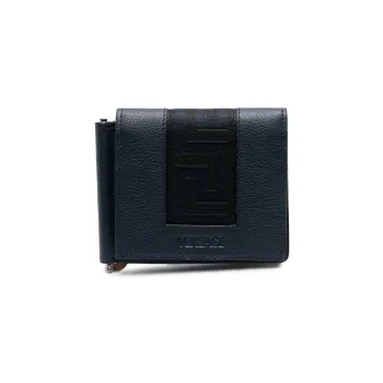 FANSIZHE Calfskin Wallet Men's Blue