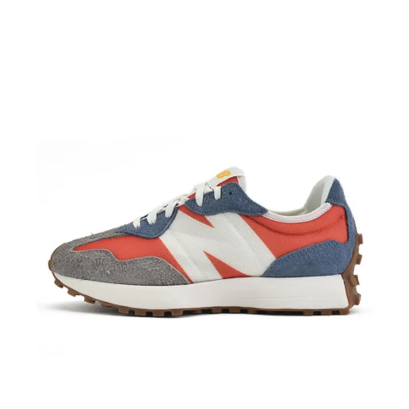 New Balance 327 Red Navy Grey-0