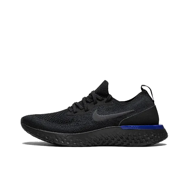 Nike Epic React Flyknit Black Racer Blue Women's-0