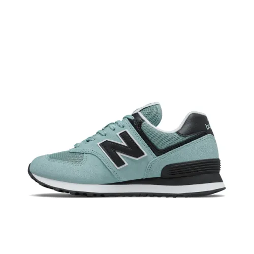 New Balance NB 574 Series Running Shoes Women's Low-Top Mint Green