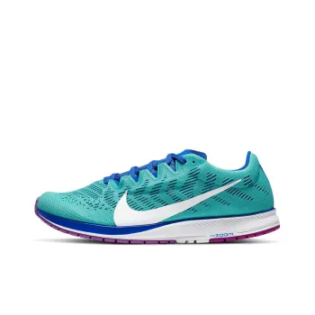 Nike Zoom Streak 7 Cushioning Anti Slip And Wear Resistant Low Top Marathon Running Shoes Men's Blue Green White