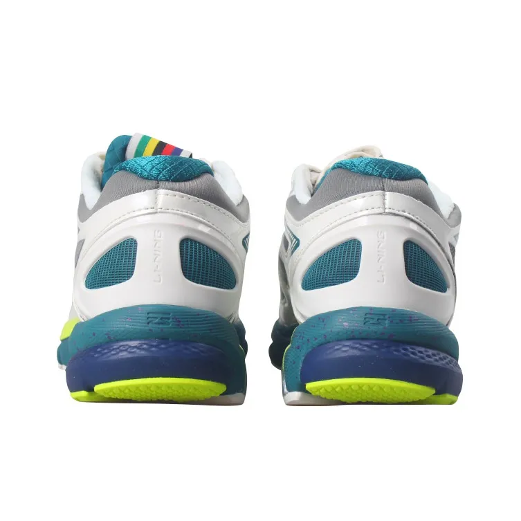 LiNing Furious Rider 3 OG Cushioning Low Top Running Shoes Women's Gray White Blue-3