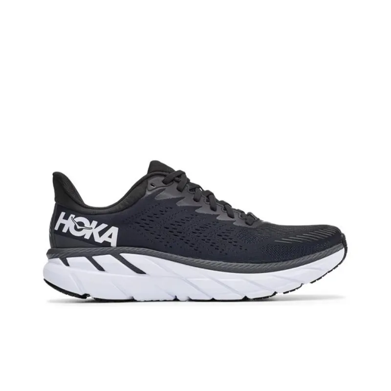 HOKA ONE ONE Clifton 7 'Black White'-1
