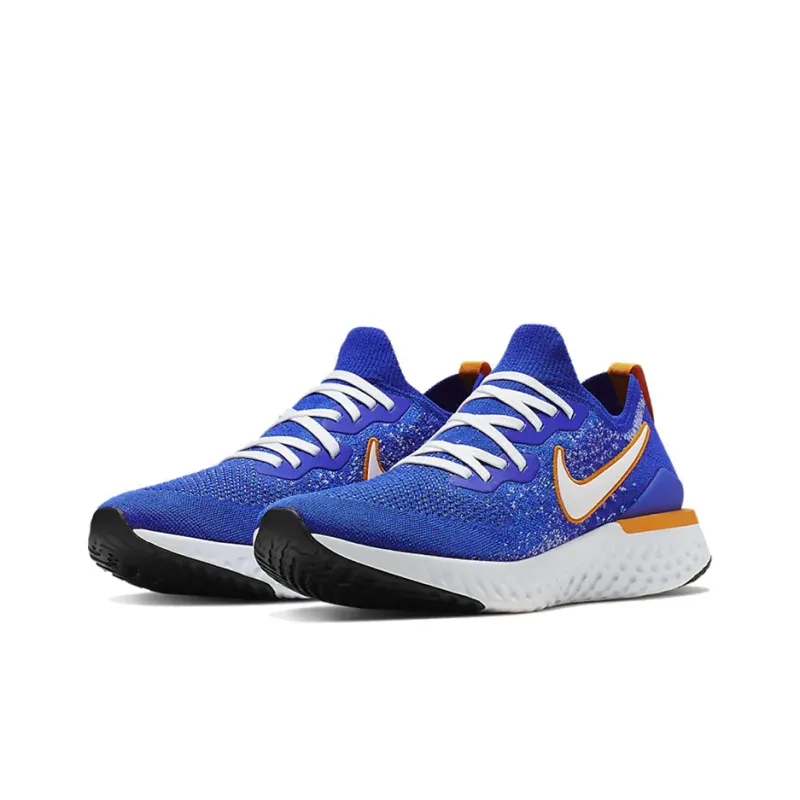 Nike Epic React Flyknit 2 Racer Blue-2