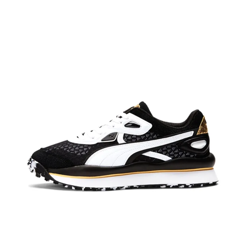 PUMA Street Rider Moirer 'Black White Gold'-0