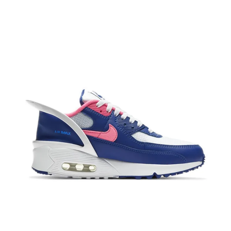 Nike Air Max 90 Flyease Deep Royal Blue Hyper Pink GS-1