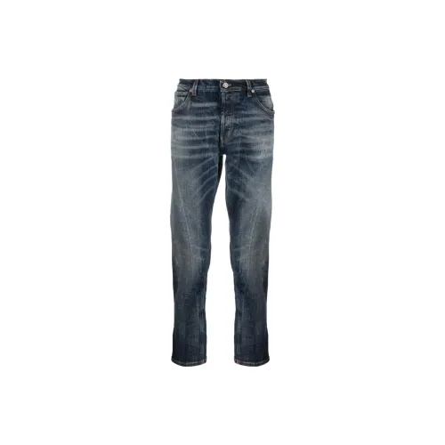 Dondup Whiskering-effect Cotton Jeans