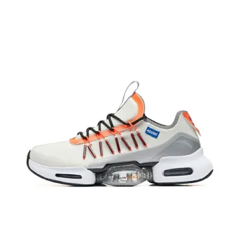 SNOOPY x Anta Cushioning, Slip Resistant, And Abrasion Resistant Low Top Running Shoes Men's White Orange