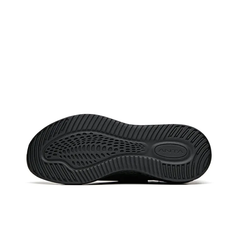 Anta C37 Series Cushioning Anti-Slip And Wear-Resistant Low-Top Running Shoes Blue Black-4