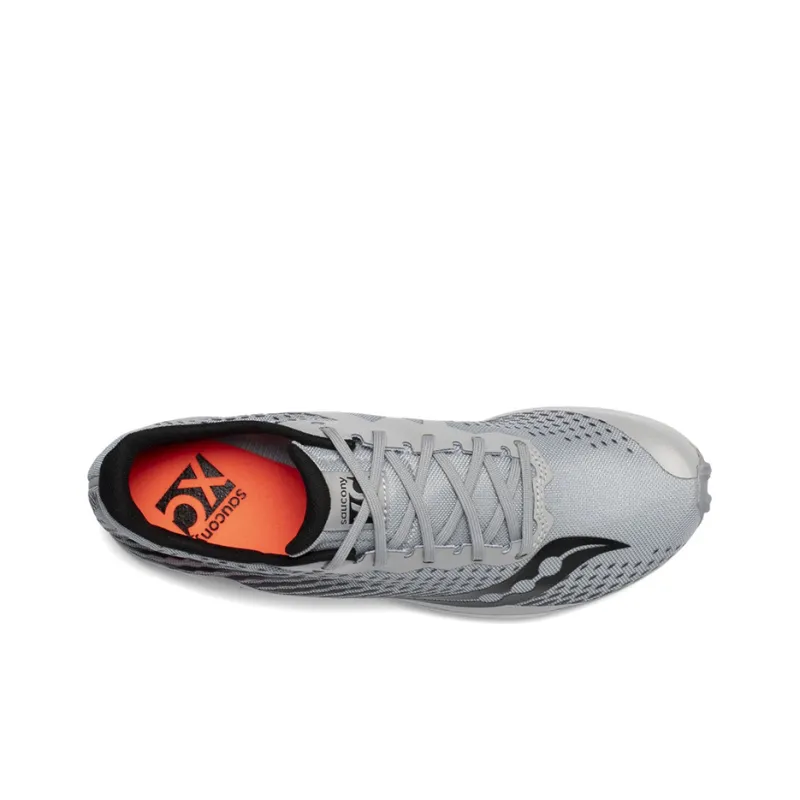 Saucony Kilkenny XC8 Spike Slip-Resistant Cushioning Lightweight Low-Top Running Shoes Men's Gray Black-3