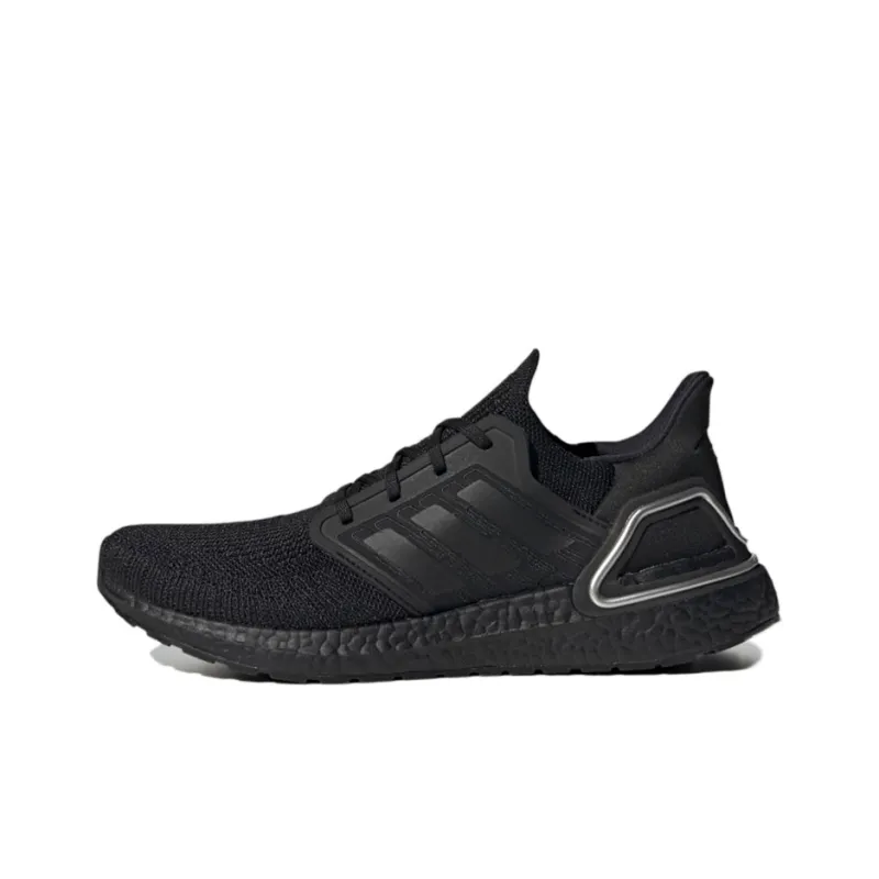Adidas Ultra Boost 20 Core Black Silver Metallic-0