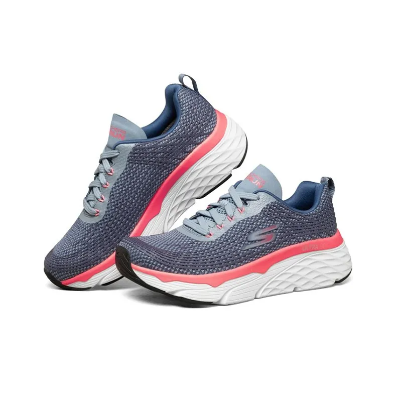 Skechers Max Cushioning Cushioning Wear-Resistant Low-Top Running Shoes Women's Navy-2