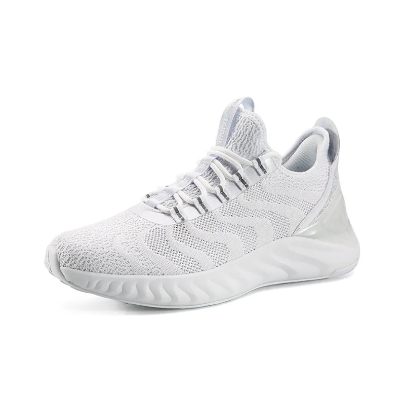 PEAK State Pole Slip Resistant, Abrasion Resistant, Breathable Low Top Running Shoes Women's Pure White-2