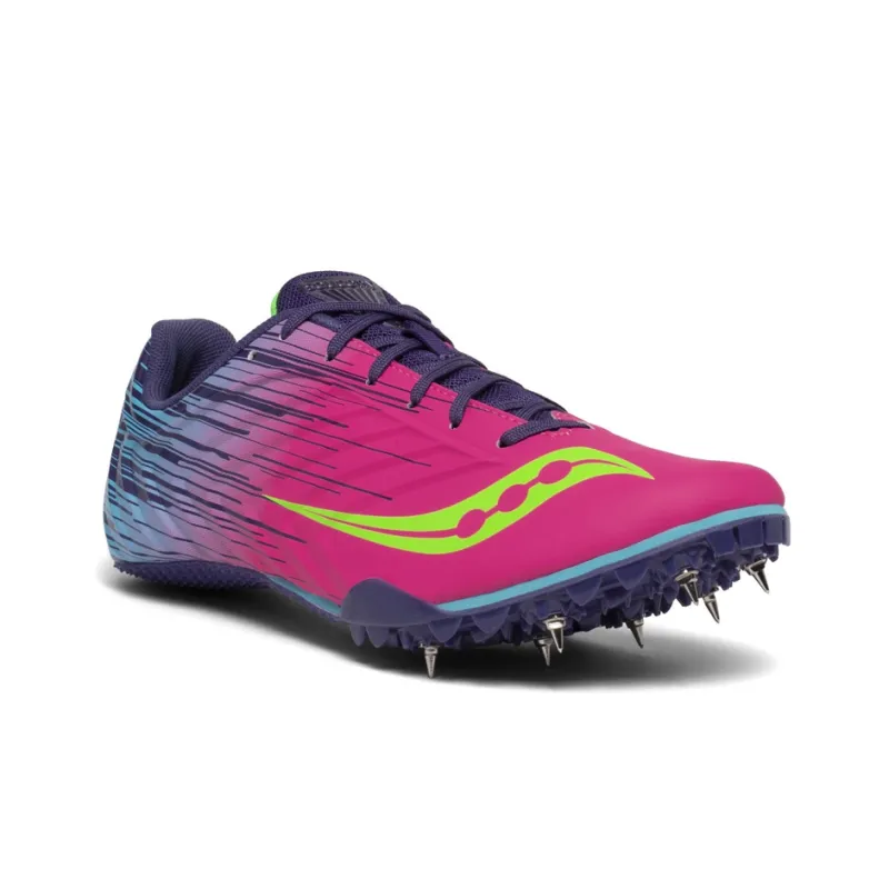 Saucony Spitfire 5 Spitfire 5 Low-Top Running Shoes Women's Pink Purple-2