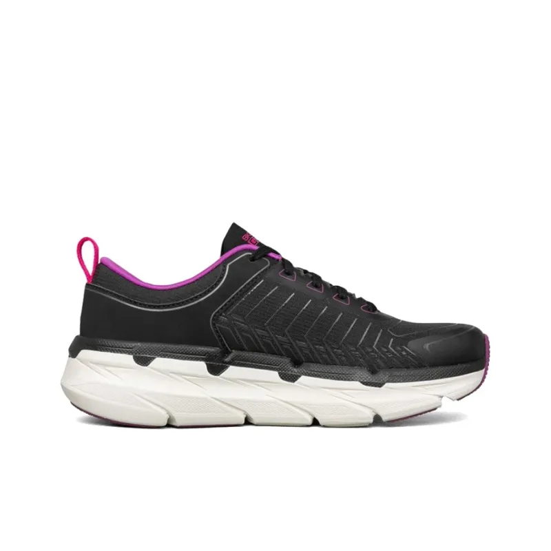 Skechers Max Cushioning Premier Sports Shoes Black/White/Purple Women's-1