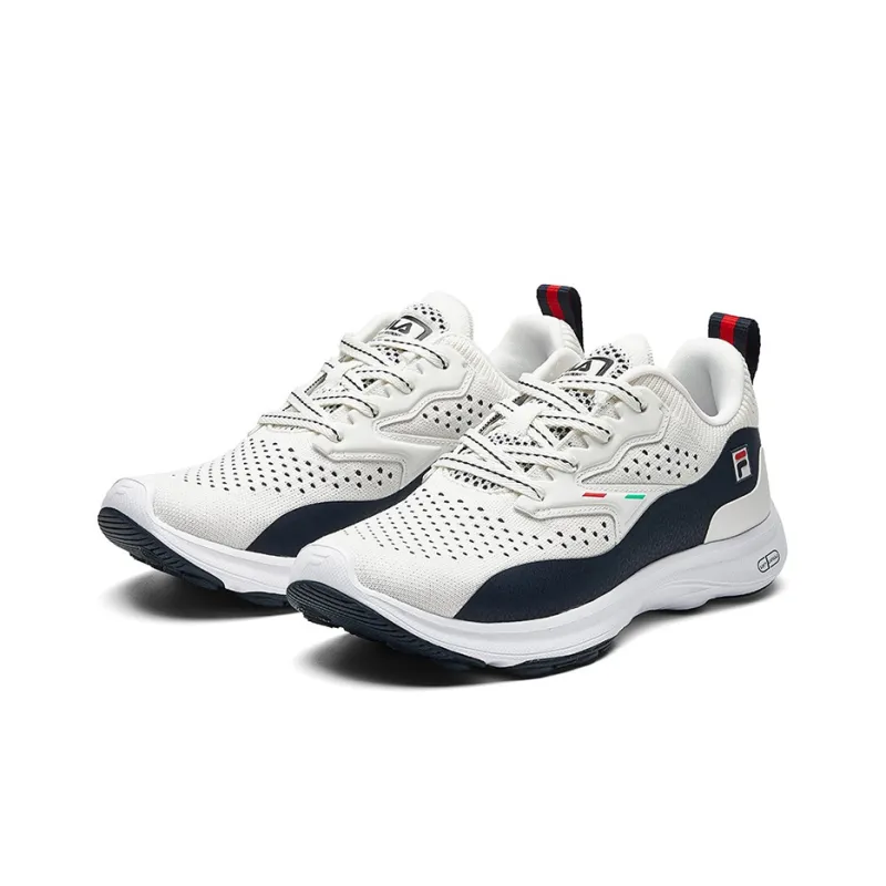 FILA Hyper Runner Cushioned Wear-Resistant Breathable Low-Top Running Shoes Women's Litchi White-2
