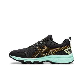 Asics Gel Venture 7 'Black Mint Orange Pop' Women's