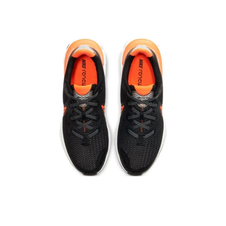 Nike Renew Run Black Total Orange GS-3