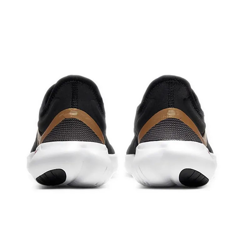 Nike Free Rn 5.0 'Black Metallic Gold' Women's-4
