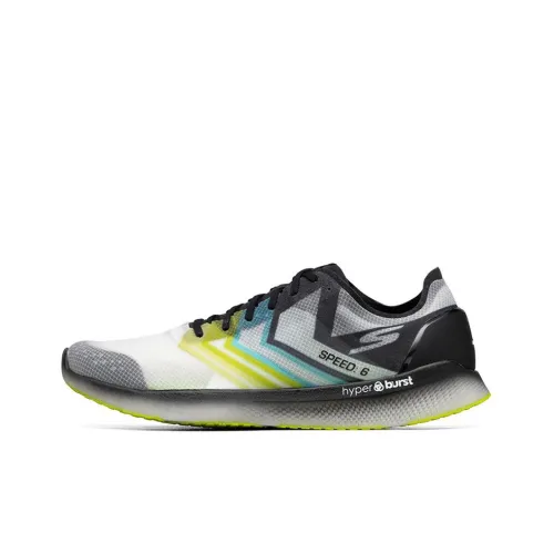 Skechers Speed 6 Hyper Low Top occupent Shoes Unisex Black