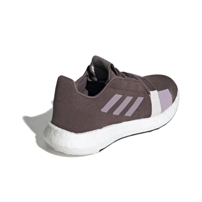 Adidas Senseboost Go Non-slip Lightweight Low-Top Running Shoes Women's Brown Purple-2