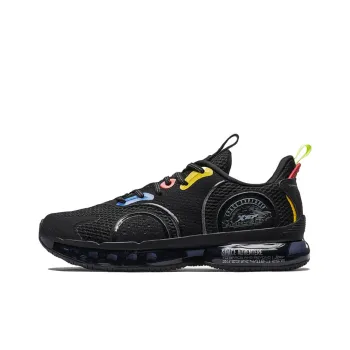 XTEP Air Cushions Generation 3 Air Mega3.0 Low Top Running Shoes Men's Black Yellow