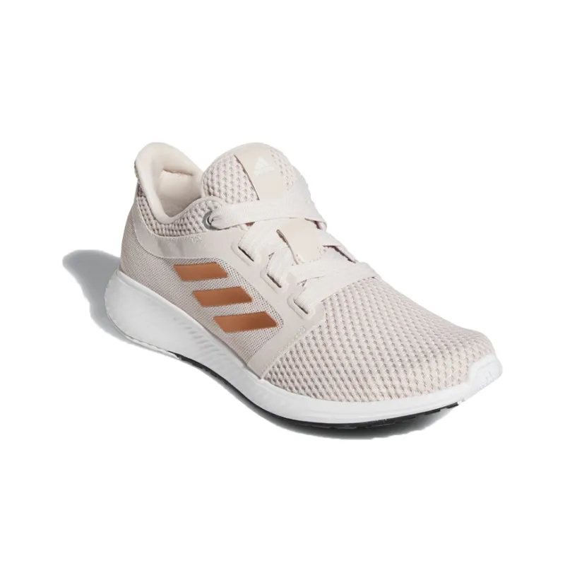 Adidas Edge Lux 3 Slip-Resistant Cushioning Low-Top Running Shoes Women's Light Pink White-2