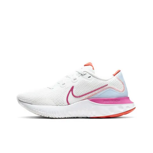 Nike Renew Run Running Shoes Women's Low-Top White/Blue/Pink