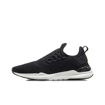 LiNing Sceptre Cushioned Anti-Slip Wear-Resistant Breathable Lightweight Low-Top Running Shoes Unisex Black White
