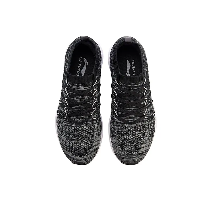 LiNing Speed Star Cushioning Low Top Running Shoes Women's Black Gray-3