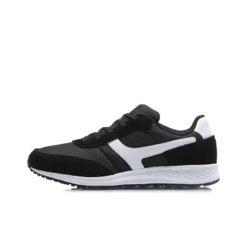 LiNing 3K Wear-Resistant Slip-Resistant Low-Top Running Shoes Women's Black White