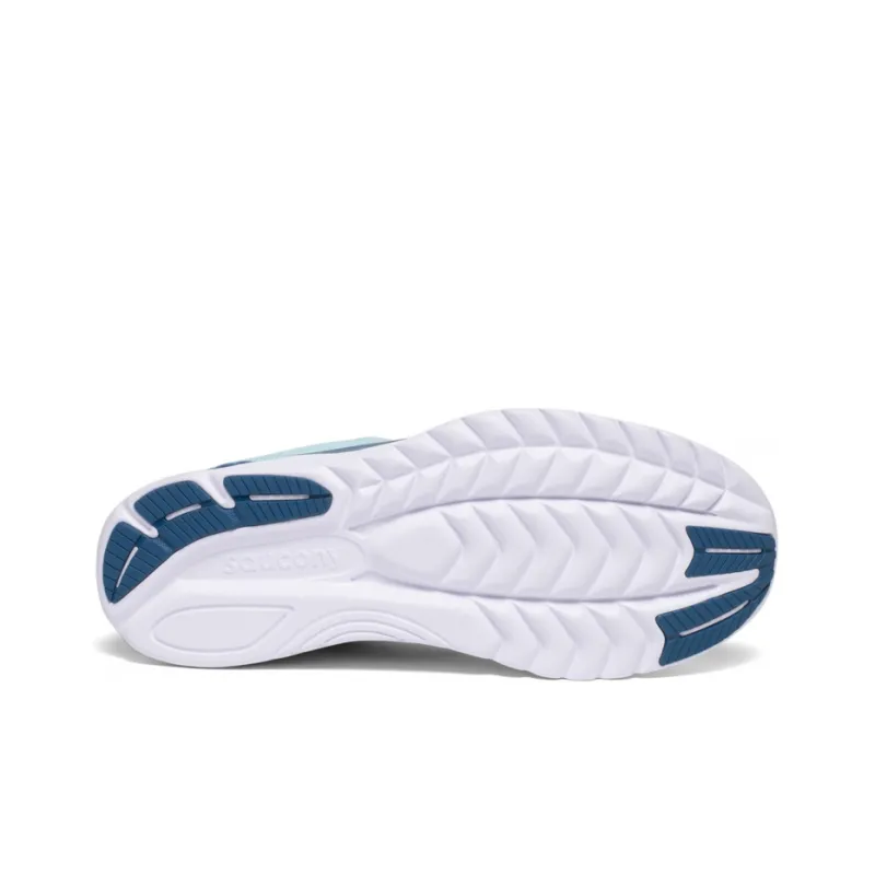 Saucony Slip Resistant Low Top Casual Running Shoes Women's Light Blue-3