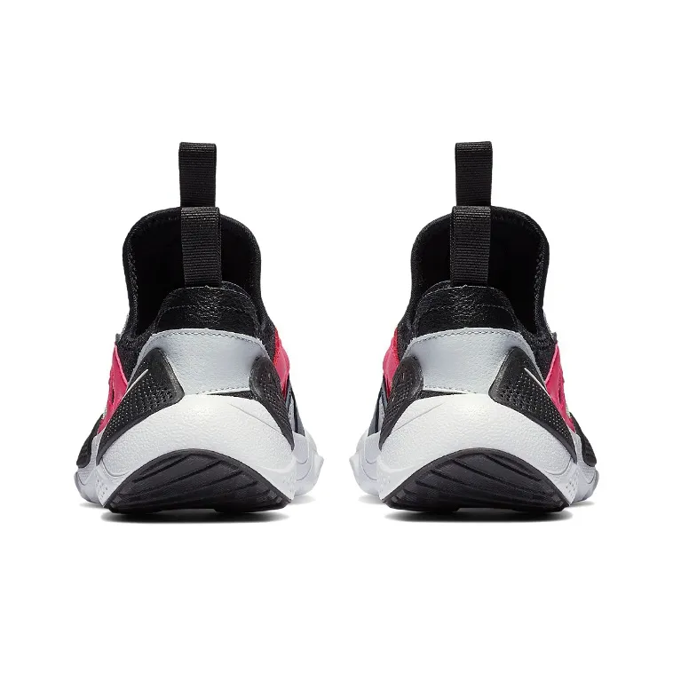 Nike Huarache E.D.G.E. Cushioned Anti-Slip Wear-Resistant Breathable Lightweight Low-Top Running Shoes GS Black Pink-4