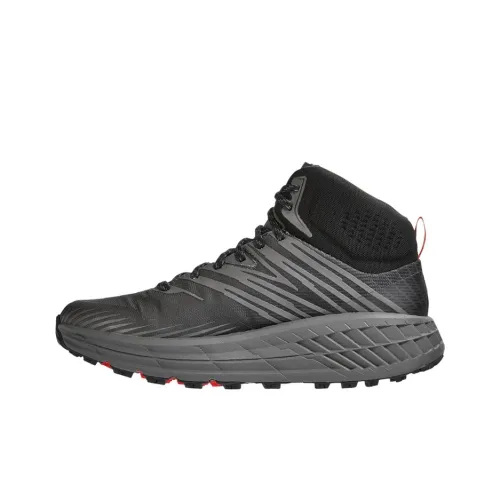 HOKA ONE ONE Speedgoat Mid Gore-Tex 2 Black Grey Red