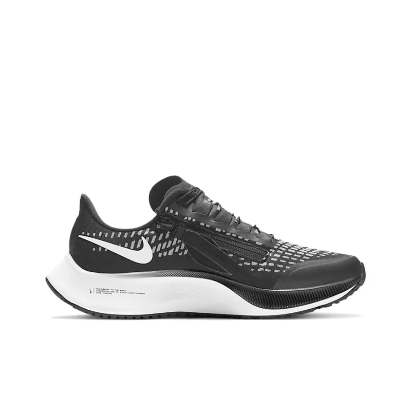 Nike Air Zoom Pegasus 37 FlyEase 'Black White' Women's-1