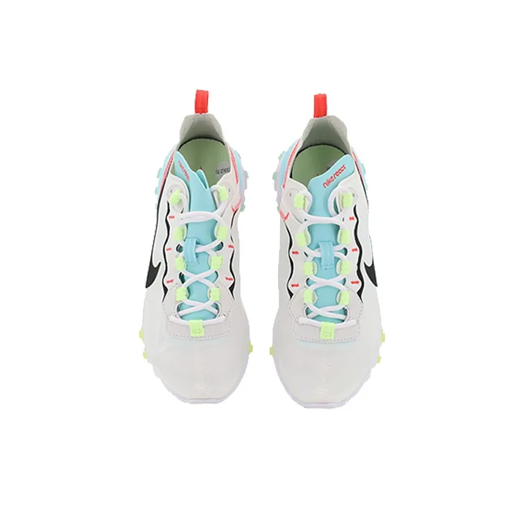 Nike React Element 55 White Black Blue Women's-3