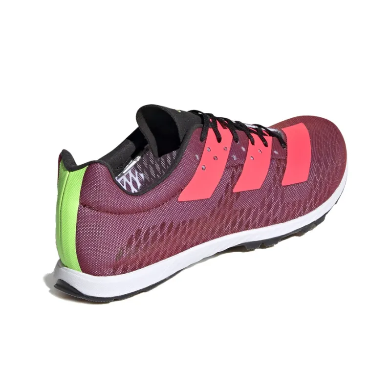 Adidas Adizero Xc Sprint Slip-Resistant Cushioning Low-Top Running Shoes Women's Purple/Pink/Green-3