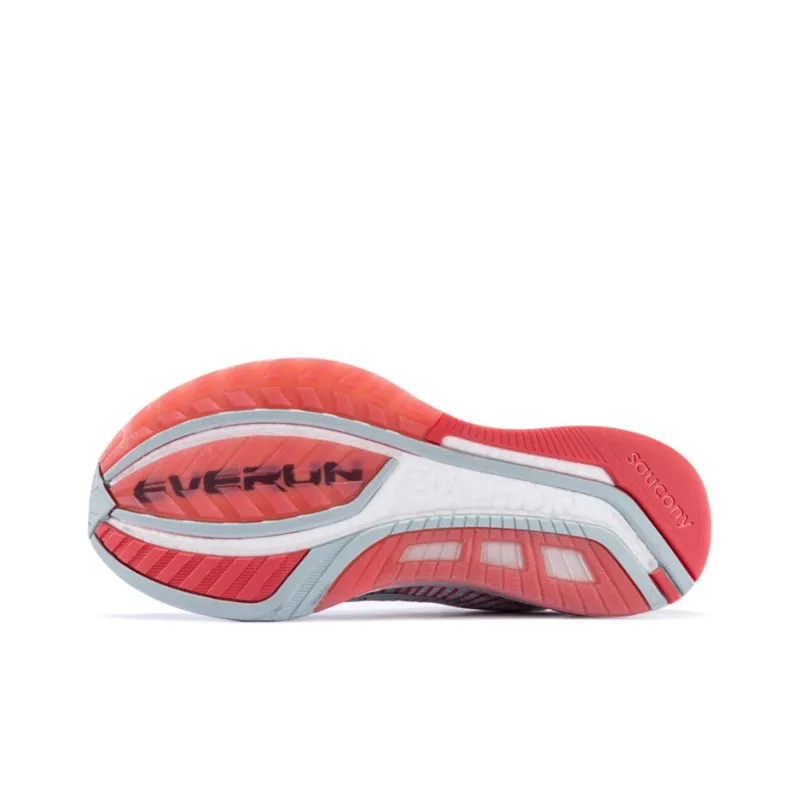 Saucony Liberty ISO 2 Liberate Support Low-Top Running Shoes Women's Ash Coral Red-4