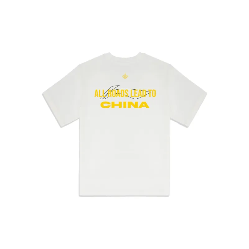LINING Sports Basketball Collection T Shirts Unisex Ivory-1