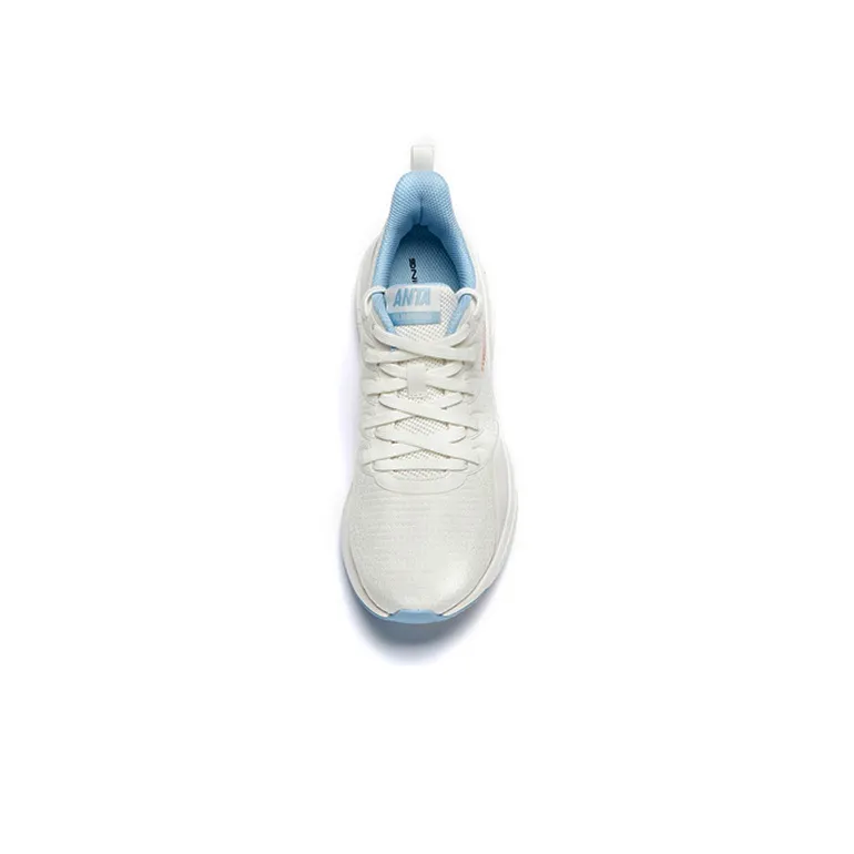Anta Running Collection Low Top Running Shoes Women's White Sky Blue-3